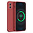Ultra-thin Silicone Gel Soft Case 360 Degrees Cover YK1 for Vivo Y55s 5G Red