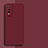 Ultra-thin Silicone Gel Soft Case 360 Degrees Cover YK1 for Vivo Y70S 5G Red