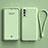 Ultra-thin Silicone Gel Soft Case 360 Degrees Cover YK1 for Vivo Y75 4G Green