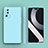 Ultra-thin Silicone Gel Soft Case 360 Degrees Cover YK1 for Xiaomi Civi 2 5G Mint Blue