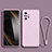 Ultra-thin Silicone Gel Soft Case 360 Degrees Cover YK2 for Xiaomi Poco M5S Clove Purple