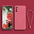 Ultra-thin Silicone Gel Soft Case 360 Degrees Cover YK2 for Xiaomi Redmi Note 10 5G Hot Pink