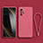 Ultra-thin Silicone Gel Soft Case 360 Degrees Cover YK2 for Xiaomi Redmi Note 10S 4G Hot Pink