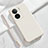 Ultra-thin Silicone Gel Soft Case 360 Degrees Cover YK3 for Vivo iQOO Z7x 5G White