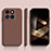 Ultra-thin Silicone Gel Soft Case 360 Degrees Cover YK3 for Xiaomi Mi 14 5G Brown