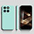 Ultra-thin Silicone Gel Soft Case 360 Degrees Cover YK3 for Xiaomi Mi 14 5G Cyan