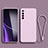 Ultra-thin Silicone Gel Soft Case 360 Degrees Cover YK3 for Xiaomi Redmi Note 8 (2021) Clove Purple