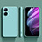 Ultra-thin Silicone Gel Soft Case 360 Degrees Cover YK4 for Realme 10S 5G Cyan