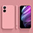 Ultra-thin Silicone Gel Soft Case 360 Degrees Cover YK4 for Realme Q5x 5G Pink