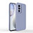 Ultra-thin Silicone Gel Soft Case 360 Degrees Cover YK4 for Vivo X70t Lavender Gray