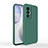 Ultra-thin Silicone Gel Soft Case 360 Degrees Cover YK4 for Vivo X70t Midnight Green