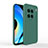 Ultra-thin Silicone Gel Soft Case 360 Degrees Cover YK4 for Vivo X90 5G Midnight Green