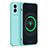 Ultra-thin Silicone Gel Soft Case 360 Degrees Cover YK4 for Vivo Y55s (2021) Matcha Green