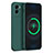 Ultra-thin Silicone Gel Soft Case 360 Degrees Cover YK4 for Vivo Y55s (2021) Midnight Green