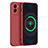 Ultra-thin Silicone Gel Soft Case 360 Degrees Cover YK4 for Vivo Y55s (2021) Red