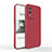 Ultra-thin Silicone Gel Soft Case 360 Degrees Cover YK4 for Vivo Y74s 5G Red