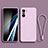 Ultra-thin Silicone Gel Soft Case 360 Degrees Cover YK4 for Xiaomi Redmi K40 5G Clove Purple