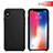 Ultra-thin Silicone Gel Soft Case 360 Degrees M02 for Apple iPhone X Black