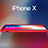 Ultra-thin Silicone Gel Soft Case 360 Degrees M02 for Apple iPhone X Red