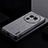 Ultra-thin Silicone Gel Soft Case Cover PB1 for Oppo Find X6 5G Gray