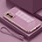 Ultra-thin Silicone Gel Soft Case Cover S01 for Xiaomi Redmi K40 5G Purple