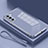 Ultra-thin Silicone Gel Soft Case Cover S04 for Samsung Galaxy S21 FE 5G Lavender Gray