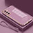 Ultra-thin Silicone Gel Soft Case Cover S04 for Samsung Galaxy S22 5G Purple