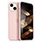 Ultra-thin Silicone Gel Soft Case Cover S05 for Apple iPhone 15 Rose Gold