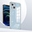 Ultra-thin Silicone Gel Soft Case Cover S06 for Apple iPhone 13 Mini Blue