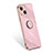 Ultra-thin Silicone Gel Soft Case Cover with Finger Ring Stand for Apple iPhone 14