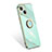 Ultra-thin Silicone Gel Soft Case Cover with Finger Ring Stand for Apple iPhone 15