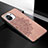 Ultra-thin Silicone Gel Soft Case Cover with Magnetic A08 for Xiaomi Mi 11 5G Pink