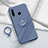 Ultra-thin Silicone Gel Soft Case Cover with Magnetic Finger Ring Stand A01 for Huawei Enjoy 10 Plus