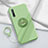 Ultra-thin Silicone Gel Soft Case Cover with Magnetic Finger Ring Stand A01 for Huawei P smart S