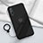 Ultra-thin Silicone Gel Soft Case Cover with Magnetic Finger Ring Stand A01 for Huawei P smart S