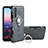 Ultra-thin Silicone Gel Soft Case Cover with Magnetic Finger Ring Stand A01 for Huawei P20 Pro Gray