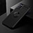 Ultra-thin Silicone Gel Soft Case Cover with Magnetic Finger Ring Stand A01 for Oppo A92