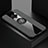 Ultra-thin Silicone Gel Soft Case Cover with Magnetic Finger Ring Stand A01 for Vivo S1 Pro Gray