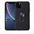 Ultra-thin Silicone Gel Soft Case Cover with Magnetic Finger Ring Stand A02 for Apple iPhone 11 Pro Black