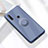 Ultra-thin Silicone Gel Soft Case Cover with Magnetic Finger Ring Stand A02 for Huawei Enjoy 10 Plus