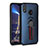 Ultra-thin Silicone Gel Soft Case Cover with Magnetic Finger Ring Stand A02 for Huawei Honor 8X Blue