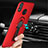 Ultra-thin Silicone Gel Soft Case Cover with Magnetic Finger Ring Stand A02 for Huawei Honor V10 Lite