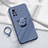 Ultra-thin Silicone Gel Soft Case Cover with Magnetic Finger Ring Stand A02 for Huawei Nova 8 5G