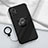 Ultra-thin Silicone Gel Soft Case Cover with Magnetic Finger Ring Stand A02 for Huawei Nova 8 Pro 5G