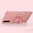 Ultra-thin Silicone Gel Soft Case Cover with Magnetic Finger Ring Stand A02 for Huawei P smart S