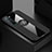 Ultra-thin Silicone Gel Soft Case Cover with Magnetic Finger Ring Stand A02 for Oppo Find X2 Lite