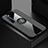 Ultra-thin Silicone Gel Soft Case Cover with Magnetic Finger Ring Stand A02 for Oppo Find X2 Lite