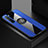 Ultra-thin Silicone Gel Soft Case Cover with Magnetic Finger Ring Stand A02 for Oppo Reno3