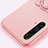 Ultra-thin Silicone Gel Soft Case Cover with Magnetic Finger Ring Stand A02 for Realme X50m 5G