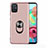 Ultra-thin Silicone Gel Soft Case Cover with Magnetic Finger Ring Stand A02 for Samsung Galaxy A51 5G